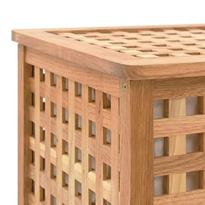 VidaXL Wasmand 77,5x37,5x46,5 cm massief walnoothout VidaXL Wasmand 77,5x37,5x46,5 cm massief walnoothout