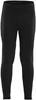 Craft 1907595 Rush Zip Tights JR - Black - 110/116 - thumbnail