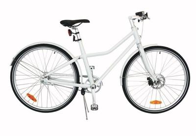 TOM City Bike Deluxe 28 Inch 48 cm Unisex 2V Schijfrem Wit