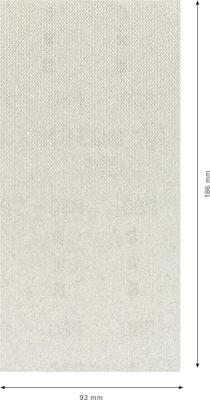 Bosch Accessories EXPERT M480 2608900752 Schuurnet voor vlakschuurmachine Ongeperforeerd Korrelgrootte (num) 80 (l x b) 186 mm x 93 mm 50 stuk(s)
