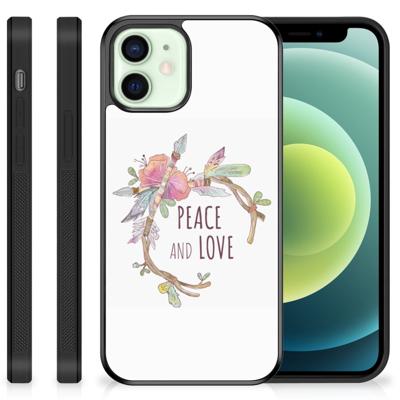 iPhone 12 Mini | Bumper Hoesje | Boho Text iPhone 12 Mini | Bumper Hoesje | Boho Text