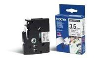 Brother TZe-N201 Labeltape ongelamineerd Tapekleur: Wit Tekstkleur: Zwart 3.5 mm 8 m - thumbnail