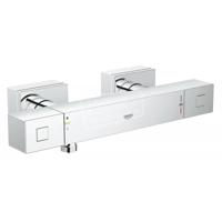 GROHE Cube douchekraan thermostatisch met koppelingen chroom 34488000 - thumbnail