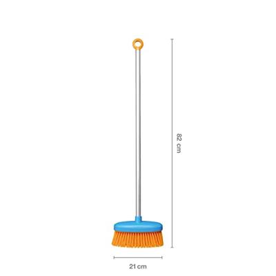 Fiskars 1001418 Kinderbezem Blauw, Oranje