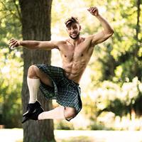 Schotse groene kilt - thumbnail
