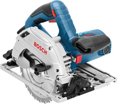 Bosch Blauw GKS 55+ GCE cirkelzaag | met 1600mm geleiderail | in L-Boxx - 0601682103
