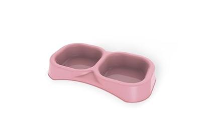 Bama Pet Dubbele Voederbak 21x11.5x3 cm Diverse Kleuren