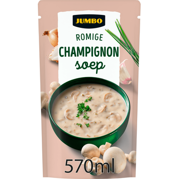 Jumbo Romige Champignonsoep 570ML Jumbo Romige Champignonsoep 570ML