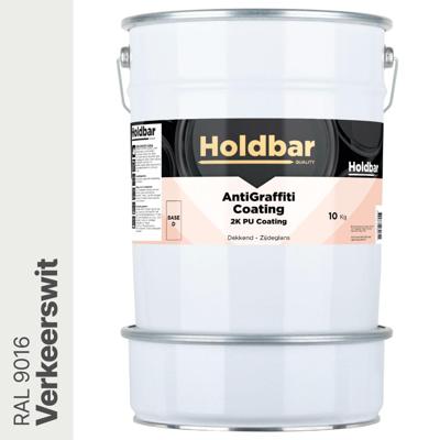 Holdbar Anti Graffiti Coating Verkeerswit (RAL 9016) 10 Kg