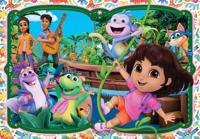 Clementoni Dora Super Color puzzel park maxi - 104 stukjes - thumbnail
