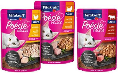 Poesie delisauce multip vlees 6x85g - Vitakraft