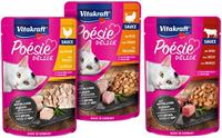 Vitakraft Poésie Délice met vlees natvoer kat multipack (6 x 85 g) 1 verpakking (6 x 85 g) - thumbnail
