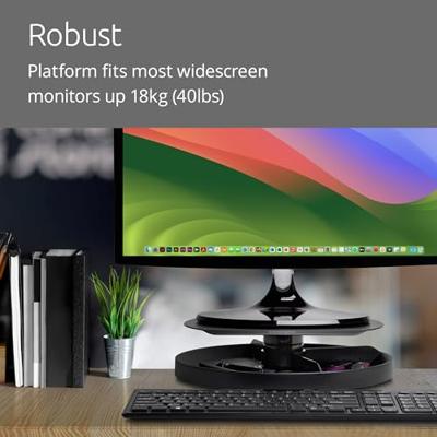 Kensington SmartFit monitorstandaard Spin Station, zwart