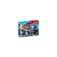 70573 Playmobil Politiefiets: Achtervolging Van De Zakkenroller - thumbnail