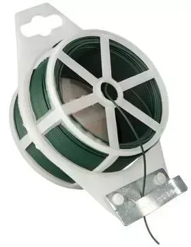 Binddraad geplastificeerd metaaldraad groen dia. 0,6mmx50m Nature - Nature Binddraad geplastificeerd metaaldraad groen dia. 0,6mmx50m Nature - Nature