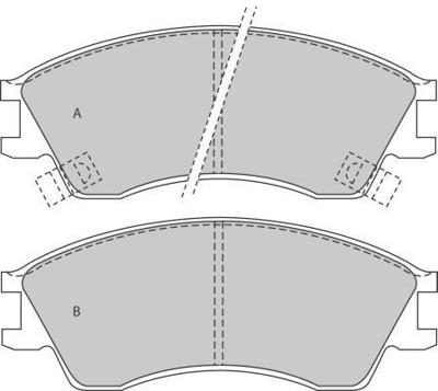 Remblokken set 36738