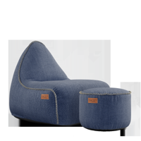 Cobana Lounge Chair & Pouf - thumbnail
