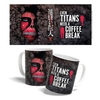Attack on Titan Mug Titan Coffee Break Time 325 ml - thumbnail