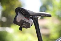 SILCA zadeltas "asymmetrico" saddle bag asymmet. grey/red - thumbnail