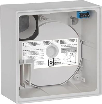 Helios Ventilatoren ELS-GAP Behuizing Geschikt voor buisdiameter: 80 mm Wit Helios Ventilatoren ELS-GAP Behuizing Geschikt voor buisdiameter: 80 mm Wit