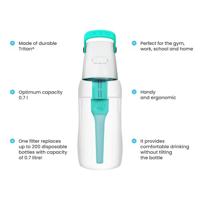 Dafi SOLID 0.5 l bottle with filter cartridge (turquoise) - thumbnail