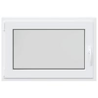 Kelderraam "RISOR" 90x70 cm draai-kiep DIN links wit - thumbnail