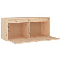 Wandkast 80x30x35 cm massief grenenhout - thumbnail