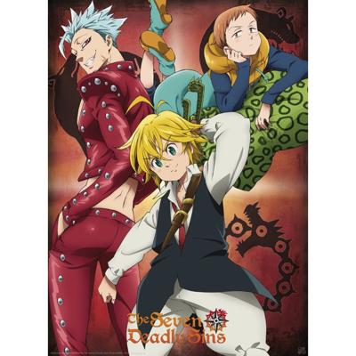 Poster The Seven Deadly Sins - Ban King and Meliodas 38x52cm