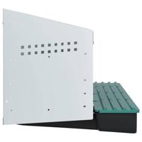 Kippennestkast 4 compartimenten wandmontage gegalvaniseerd staal - thumbnail