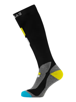 Poederbaas Skisokken Technical Bamboo Freeride Zwart-43/46