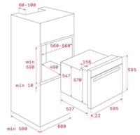 Conventionele Oven Teka 111280000 72 L 2550W A 1400 W 72 L - thumbnail