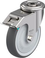 Blickle LEXR-PATH 125KFD-FI Zwenkwiel met rem Wieldiameter: 125 mm Draagvermogen (max.): 150 kg 1 stuk(s) - thumbnail