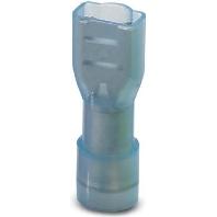 Phoenix Contact 3240547 Platte stekker (female) Insteekbreedte: 6.3 mm Insteekdikte: 0.8 mm 180 ° Volledig geïsoleerd Blauw 25 stuk(s) - thumbnail