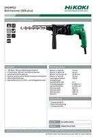 DH24PG2 WSZ SDS-PLUS BOORHAMER 230V, 730 W, 2 - thumbnail