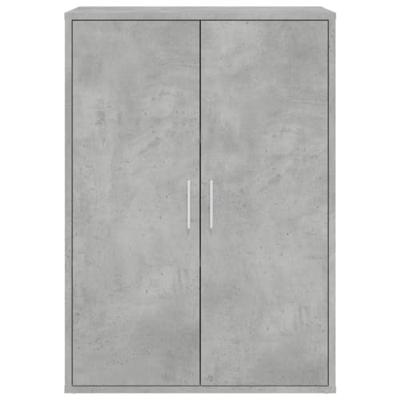 Dressoir 60x31x84 cm bewerkt hout betongrijs