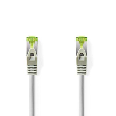 Nedis ccbw85420gy50 cat7-kabel s/ftp rj45 male rj45 male 5.0 m rond lszh grijs window box