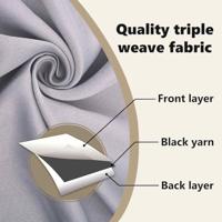 VidaXL Zwart-out gordijnen met ringen 2 pcs metaalgrijs 245 x 140 cm - thumbnail