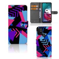 Motorola Moto G10 | G20 | G30 | Book Case | Funky Triangle - thumbnail