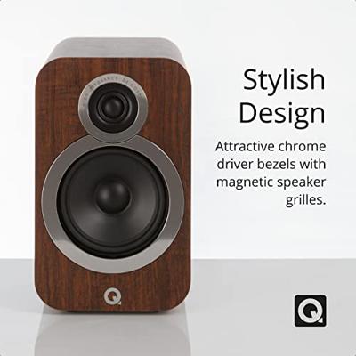 Q Acoustics: 3020i Boekenplank Speakers 2 Stuks - English Walnut