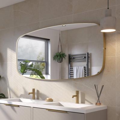 Ben Sandro Spiegel 140x4x80 cm Geborsteld Mat Goud