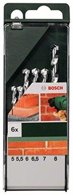 Steen-spiraalboorset 6-delig Bosch Accessories 2609255461 Cilinderschacht 1 set(s) - thumbnail