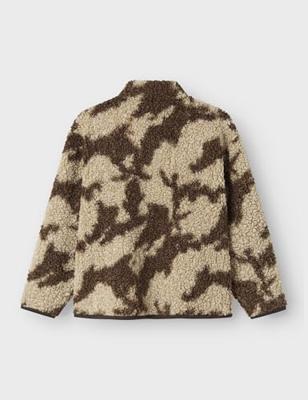 Name it winter vest jongens - bruin - regular fit, teddy - NkmOzias