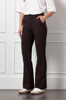 Studio Anneloes Flair Bonded Trousers 94800 Flared 8700 Espresso - thumbnail