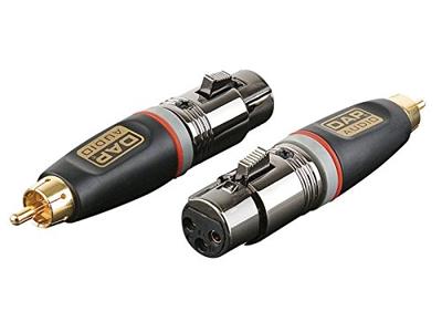 DAP Xcaliber XGA31 XLR female naar RCA male adapter