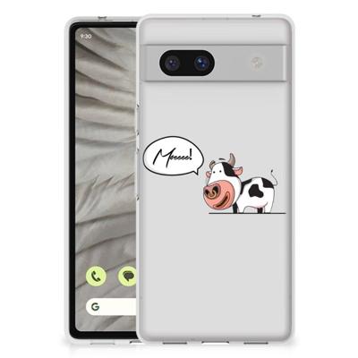 Google Pixel 7A Telefoonhoesje met Naam Cow Google Pixel 7A Telefoonhoesje met Naam Cow