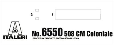 Italeri 1/35 Fiat 508 CM Coloniale