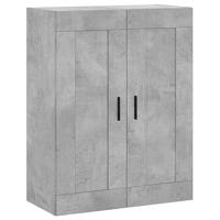 Wandkast 69,5x34x90 cm bewerkt hout betongrijs - thumbnail