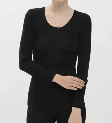 Dames thermo shirt Wol - Spencer - Lange mouw - Wollen thermo dames ondershirt ronde hals