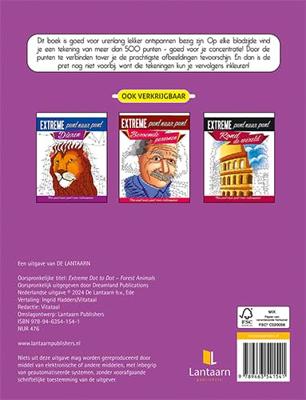 Kleurboek Extreme van Punt naar Punt - Bosdieren