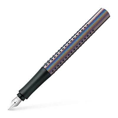 Faber Castell Vulpen Grip Glam F - zilver